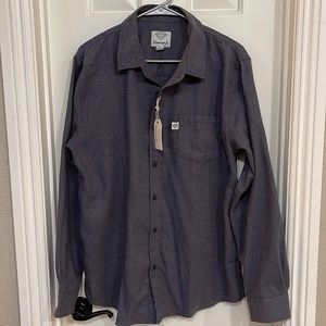 Diamond Supply large long sleeve button down shirt